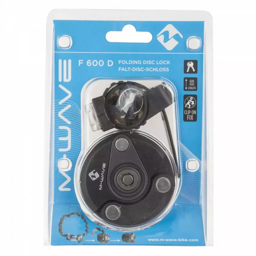Candado M-Wave plegable F600