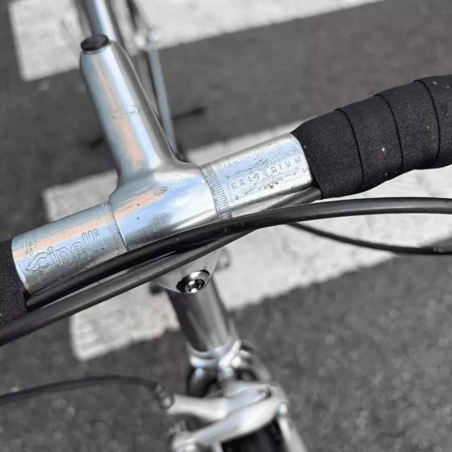 Razesa clásica cromada Shimano 105 2x7 | Sivila Bike