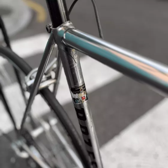 Razesa clásica cromada Shimano 105 2x7 | Sivila Bike