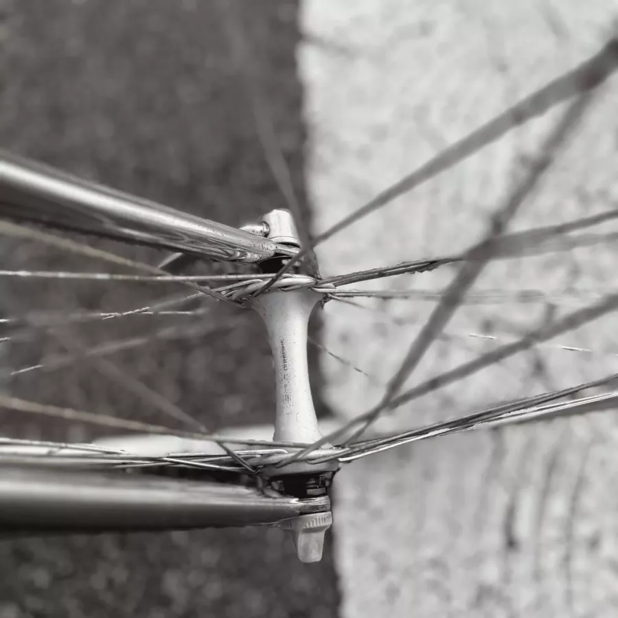 Razesa clásica cromada Shimano 105 2x7 | Sivila Bike