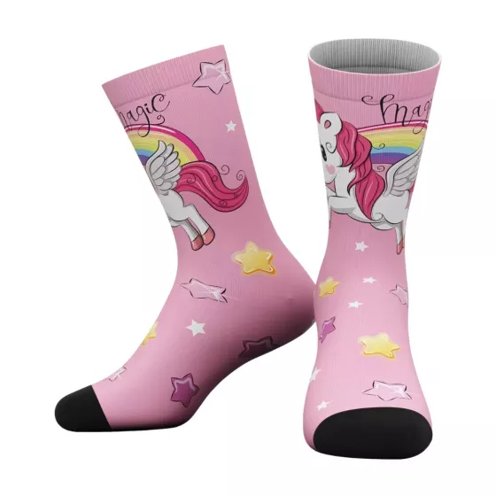 Calcetín ciclismo unicornio