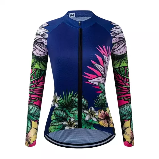 Maillot blue flower