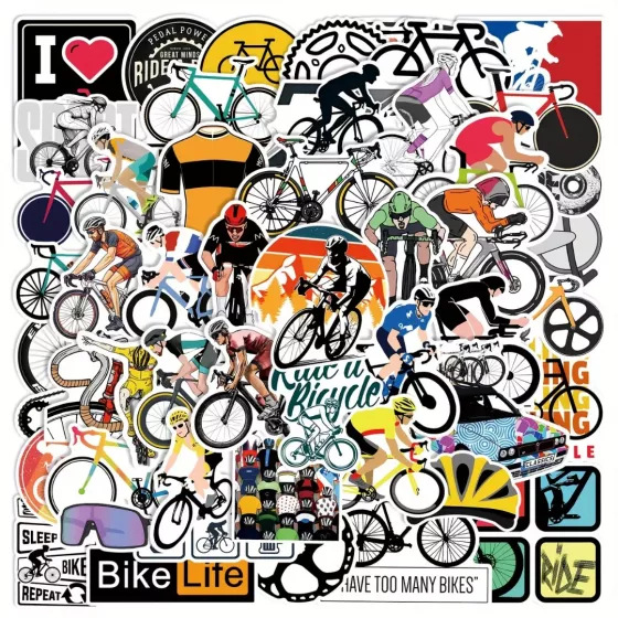 Pegatina bikes types