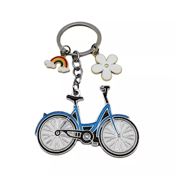 Llavero bike flower