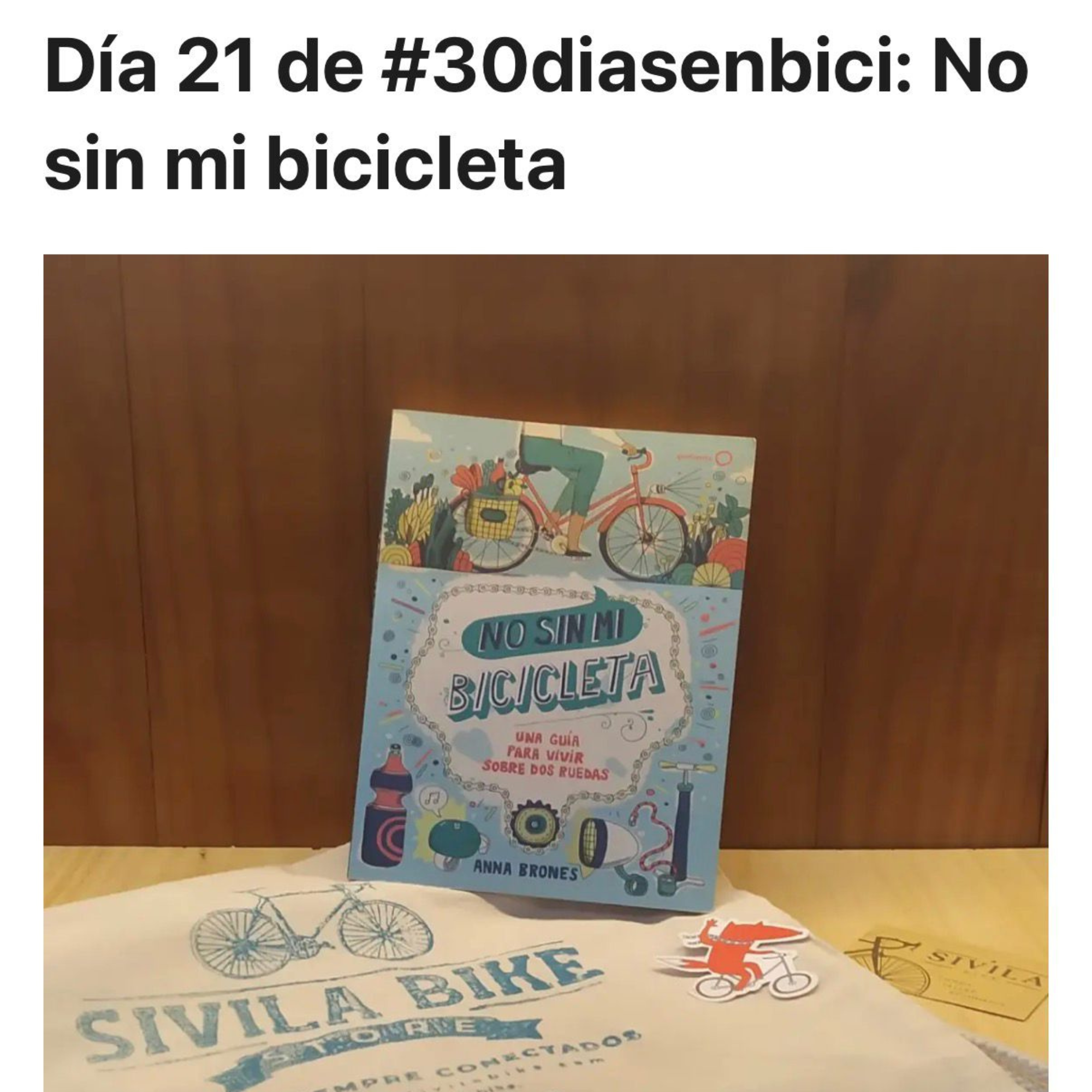 30 dias en bici con Sivila Bike
