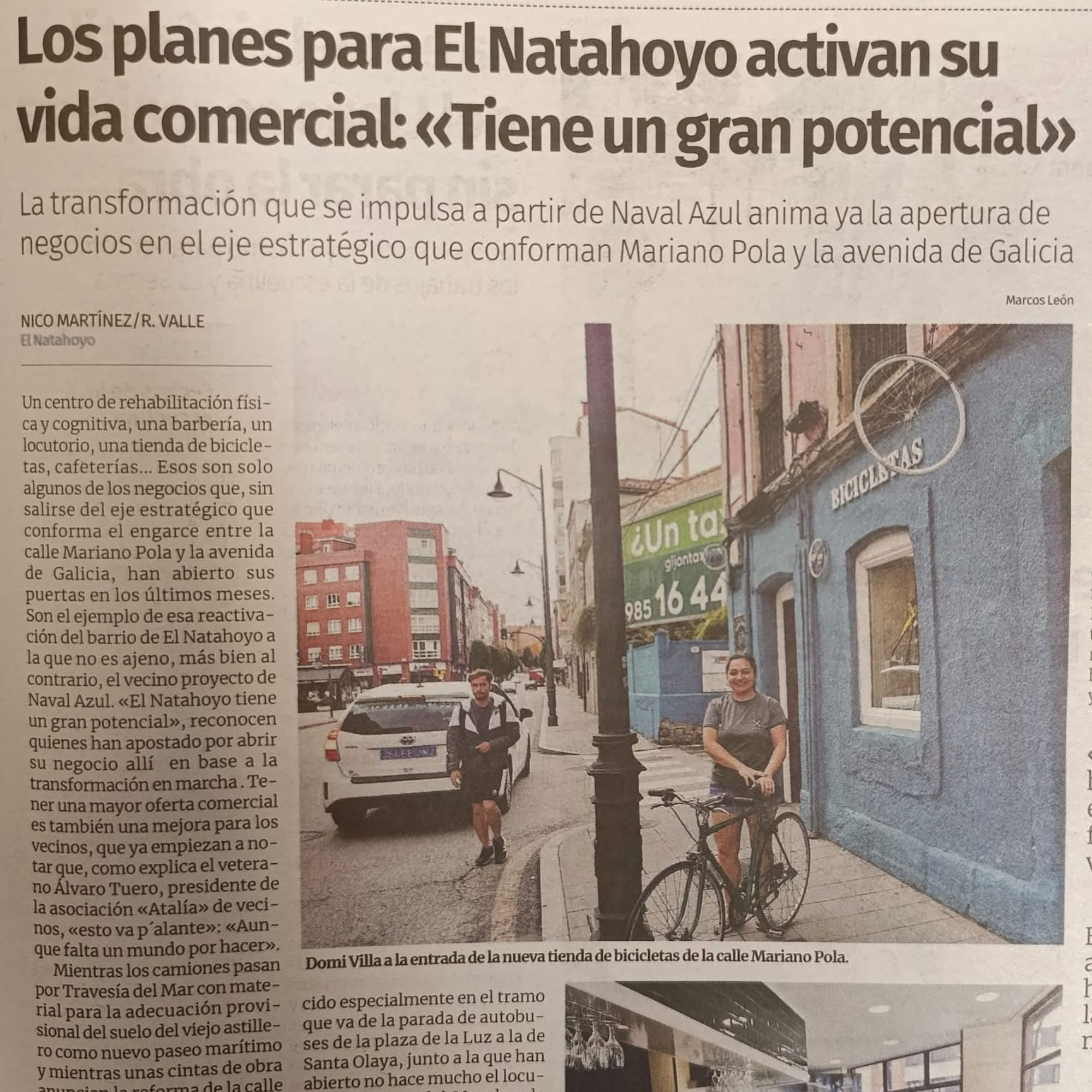 Sivila Bike en La Nueva España